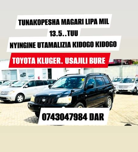 Toyo kluger tunakopesha 