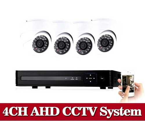 CCTV CAMERA 4 CHANNEL FULL KIT