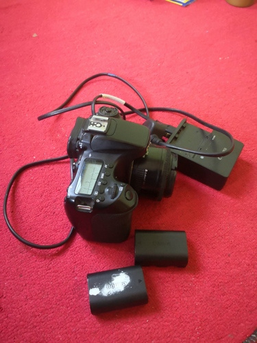 Camera Canon 70d with 50 mm