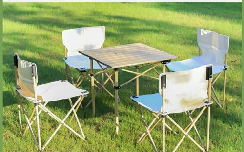 4 camping chair and 1 table