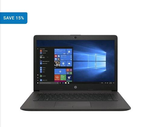 HP 245 G7 2D8C6PA Laptop – Ryzen R3 2.1GHz 4GB 1TB Shared Win10Home 14inch HD ‎Dark Ash Silver
