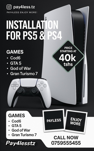 Ps4 & ps5 gaming installation