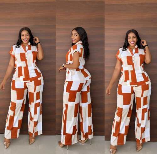 Geometric Print Twopiece set