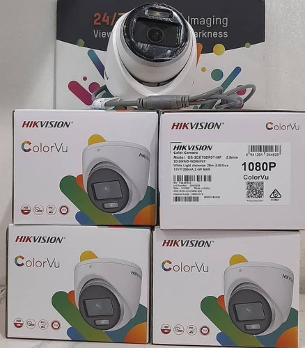 CCTV CAMERA COLOURED & COLORVU COMPLETE SET