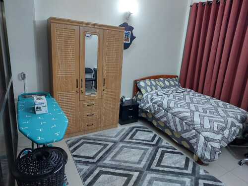 A fully furnished room 