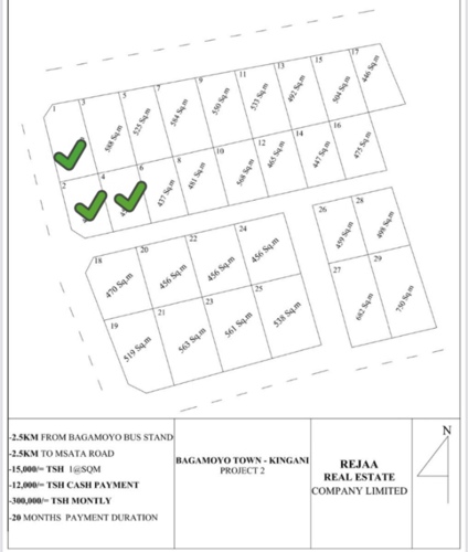 Surveyed plots for sale