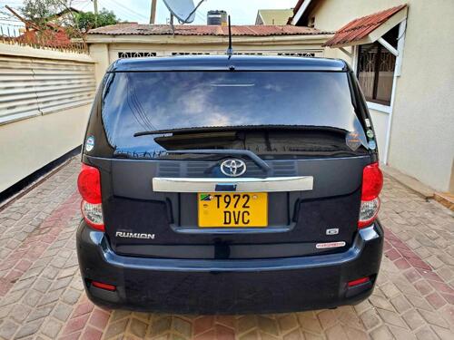 TOYOTA RUMION (DVC)
EXCHANGE AVAILABLE

Location:  DSM

BEI/PRICE 15,000,000MILLIONS
Year 2009
Cc 1490
PUSH TO START ENGINE 
Engine Code 1NZ 
Seats Capacity  
Music Sound
Full AC
CD/BLUETOOTH/FLASH/Memor Card /Fm/DVD player ? mp3 
Full documents (File)
Fuel Petrol ⛽
Clean Seats 
Color Black ⚫ 
Trans Automatic 
New tyres
In mint Condition
Imported from Japan
Price 15,000,000ml ml only