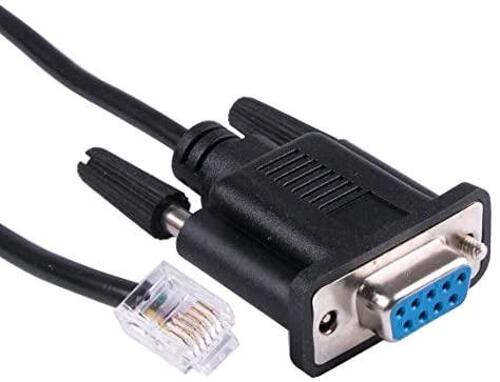 DB9 to RJ11 RJ12 6P6C LAN Network Serial Console Cable for Sevo Drive Leadshine Stepper Communication