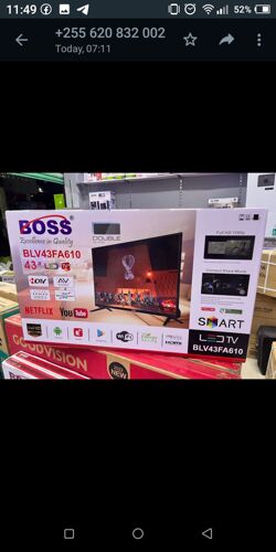 Boss Inch 43 smart TV dabble 