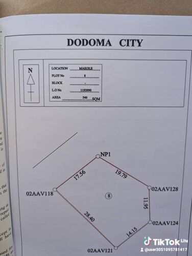 Kiwanja kinauzwa dodoma mjini 