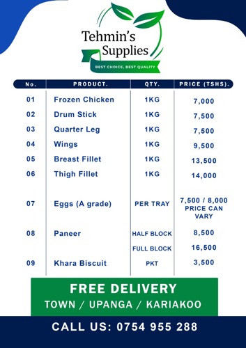 Chicken & Poultry Items