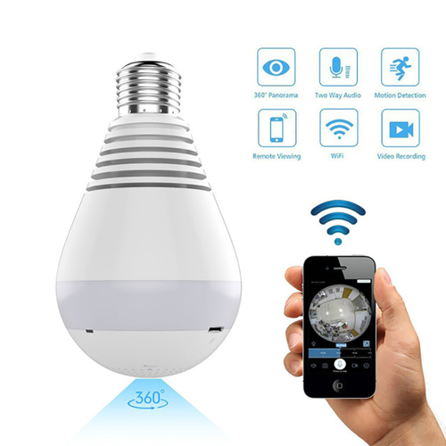 WIFI BULB SECURITY CAMERA !!