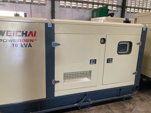 weichai Diesel Generator Set 70 KVA all new