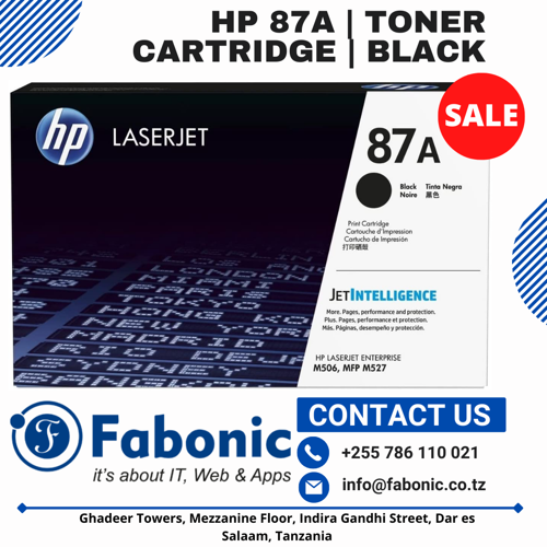 HP 87A  Toner  Black