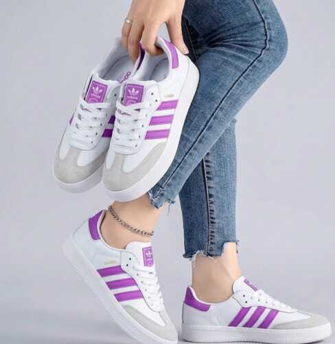 Samba Satin (purple white)