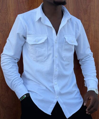 Corduroy double Pocket shirt