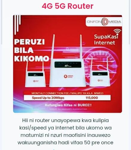Vodacom|airtel router