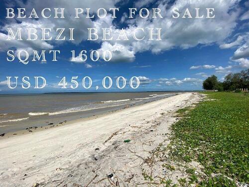 Beach plot for sale mbezi beach