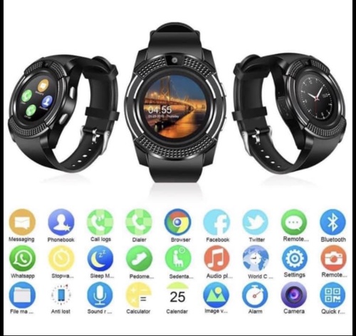 V8 smartwatch ya line