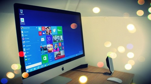 iMac WITH WINDOWS 10.