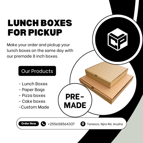 LUNCH BOXES ARE AVAILABLE