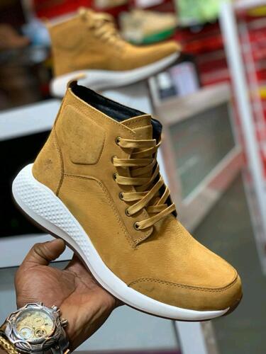 Timberland leather shoes.