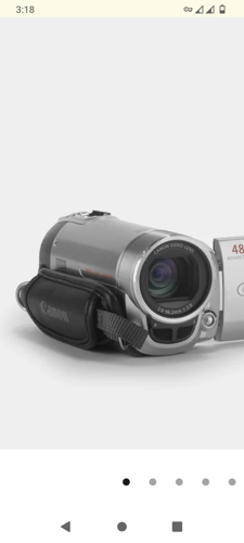 Canon Fs 100 camcorder 