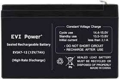 EVIA9-12 | EVI Power  9AH 12 Volt Battery, 1 Year Warranty