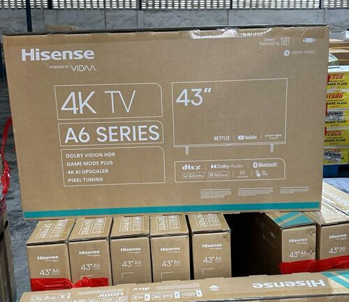 Hisense smart 4k TV inch 43