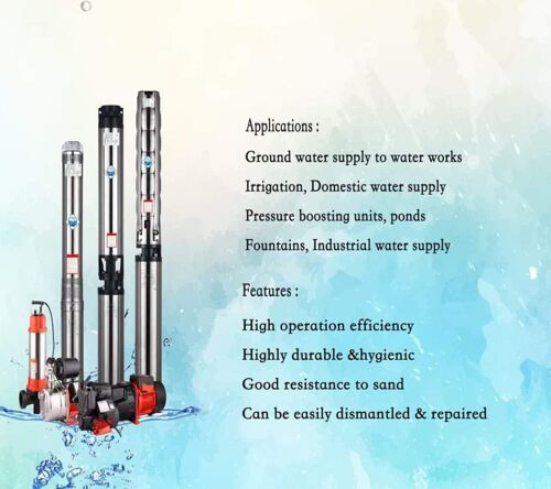 Submersible water pump 