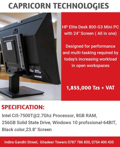 HP Elite Desk 800-G3 Mini PC