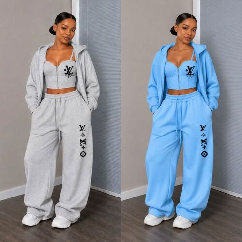 3-piece tracksuit lounge set