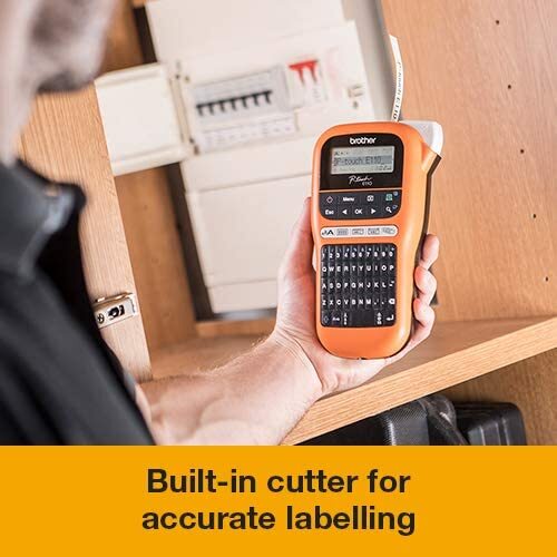 Brother PT-E110 Label Maker, P-Touch Electrician Label Printer