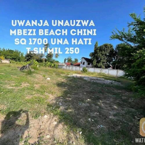 PLOTE FOR SALE MBEZI BEACH