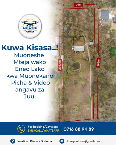 PICHA ZA DRONE ZA ENEO LAKO