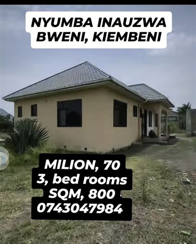 Nyumba inauzwa bweni