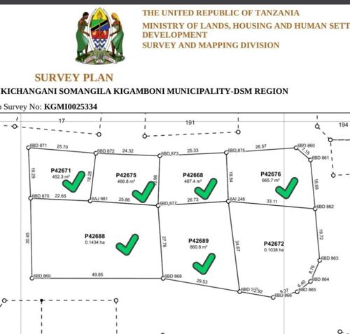 Kiwanja kwenye kona sqm 1038