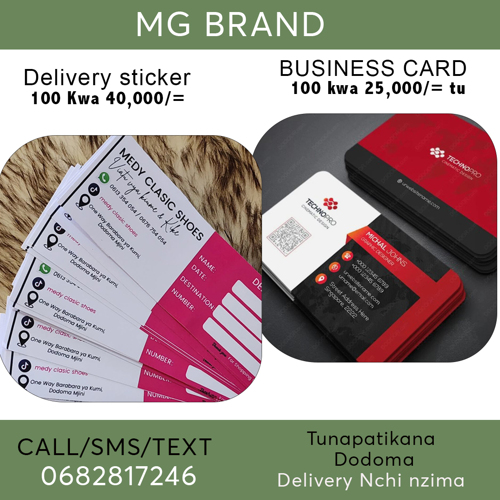 Business card and Delivery 