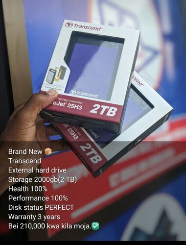 TRANSCEND, EXTERNAL HARDDRIVE