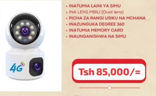 Security camera 4g two lens 