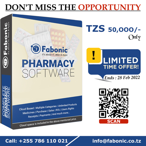 Pharmacy Software in Tanzania