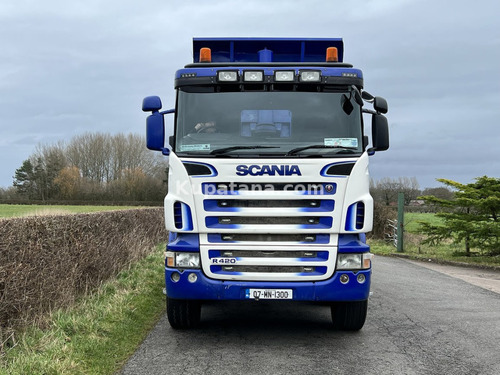 SCANIA R SERIES R420 8X4 STEEL BODY TIPPER