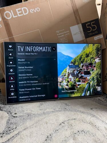 LG smart 4k tv QLED 55inches 