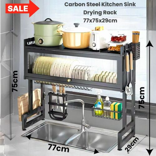  steel kitchen Sink Dry rack