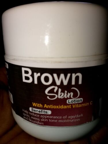 Brown skin lotion