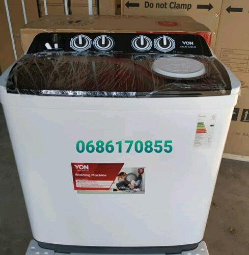 VON 12 KG MANUAL WASHING MACHINE