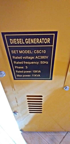10 KVA Generator