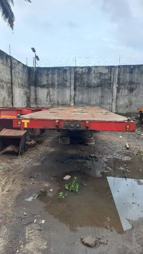 Flatbed Treiler Super Single 