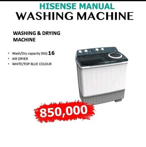 HISENSE MANUAL WASHING MACHINE