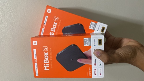 Mi box S 4k android tv 
